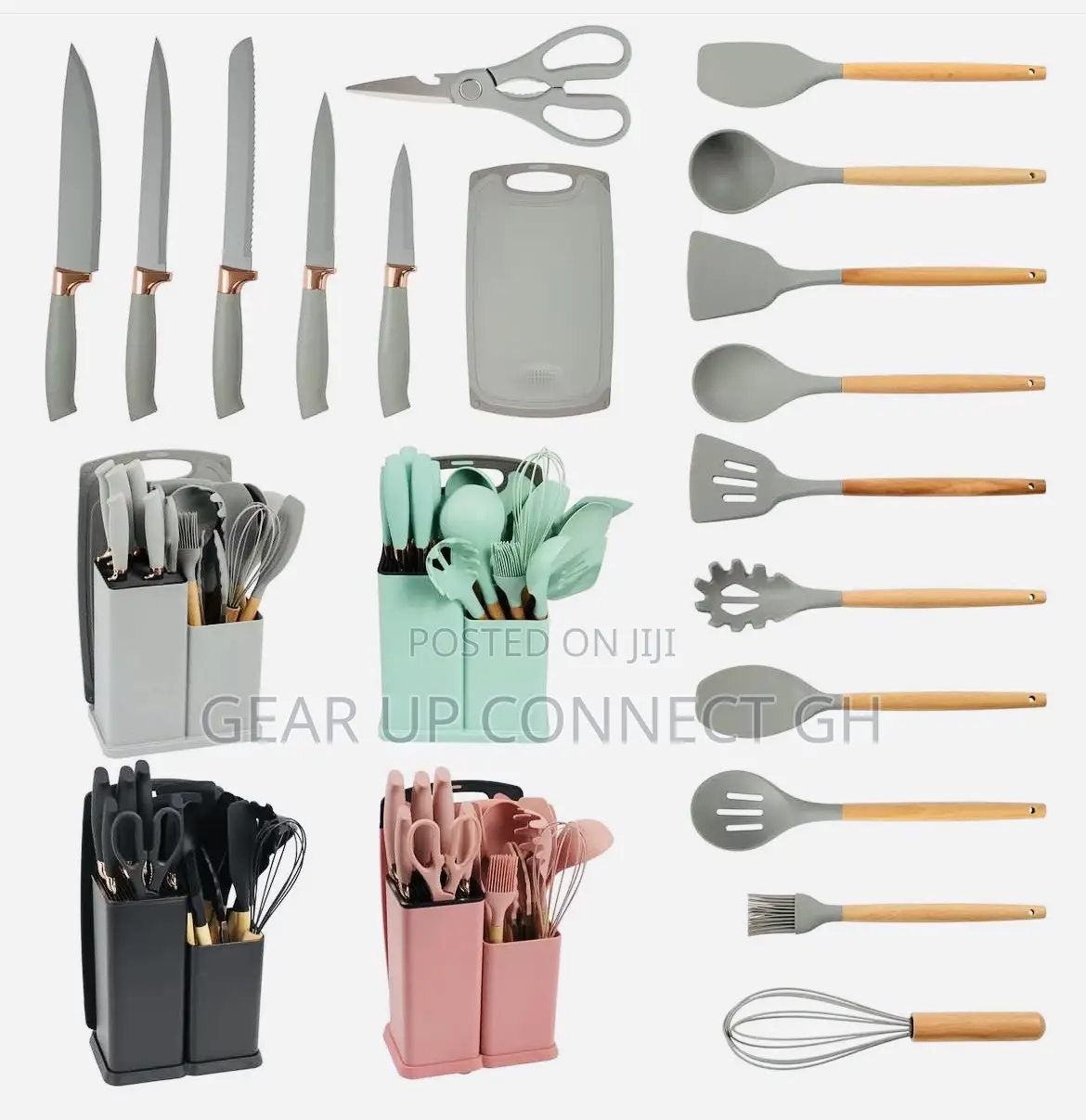 19 Pieces Silicone Kitchen Set