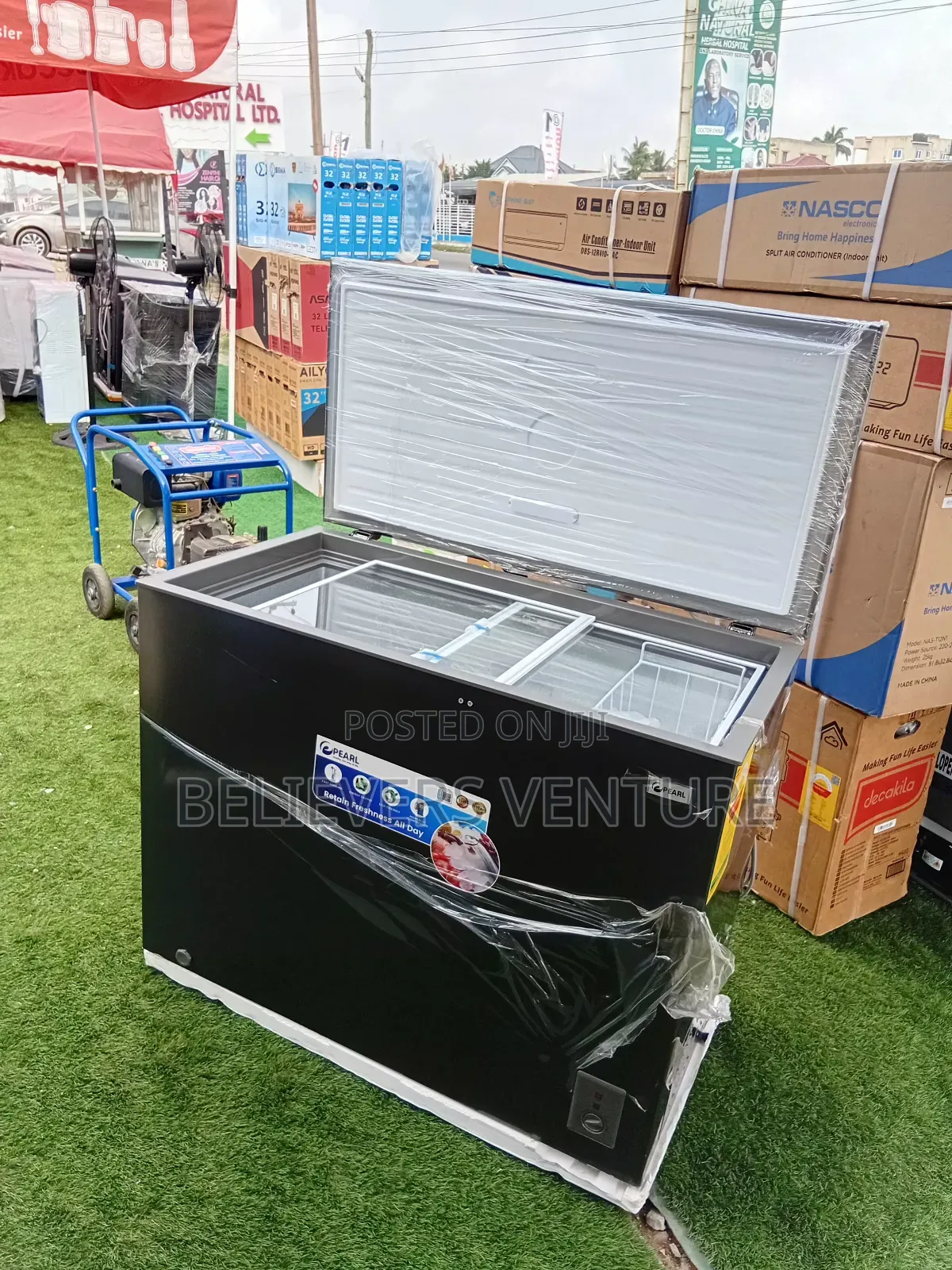 Chest-Freezer Pearl 254l-Chest Fridge Freezer