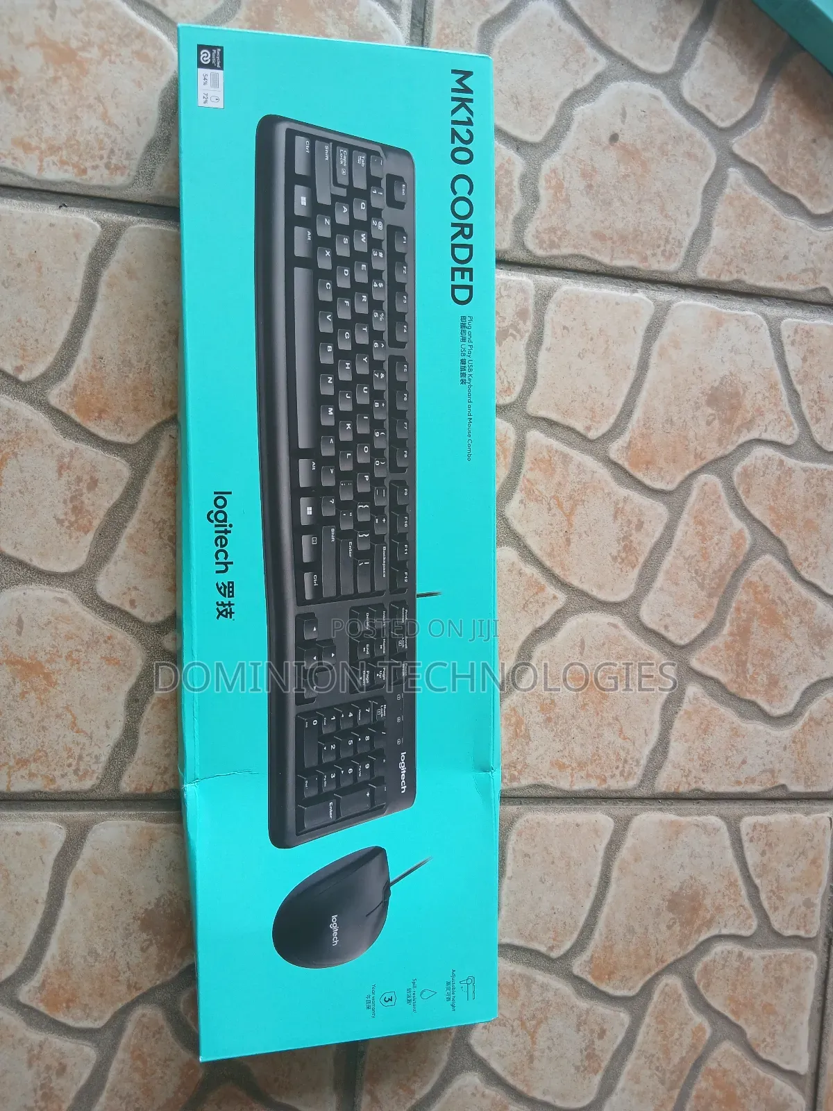 Logitech Mk120 Corded Keyboard and Mouse Combo