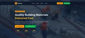 Construction Materials Business Website (Calls And Whatsapp Orders)