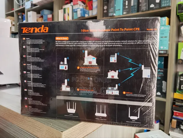 Tenda 06 5ghz Outdoor to Point Cpe 2