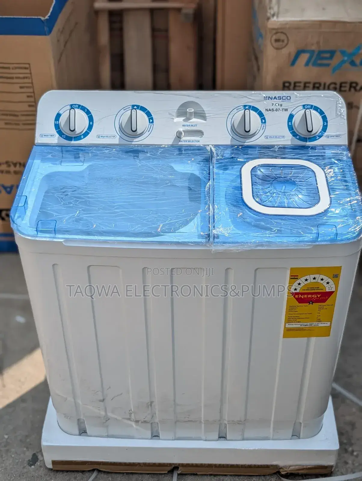 Latex Nasco 7kg Semi Automatic Washing Machine