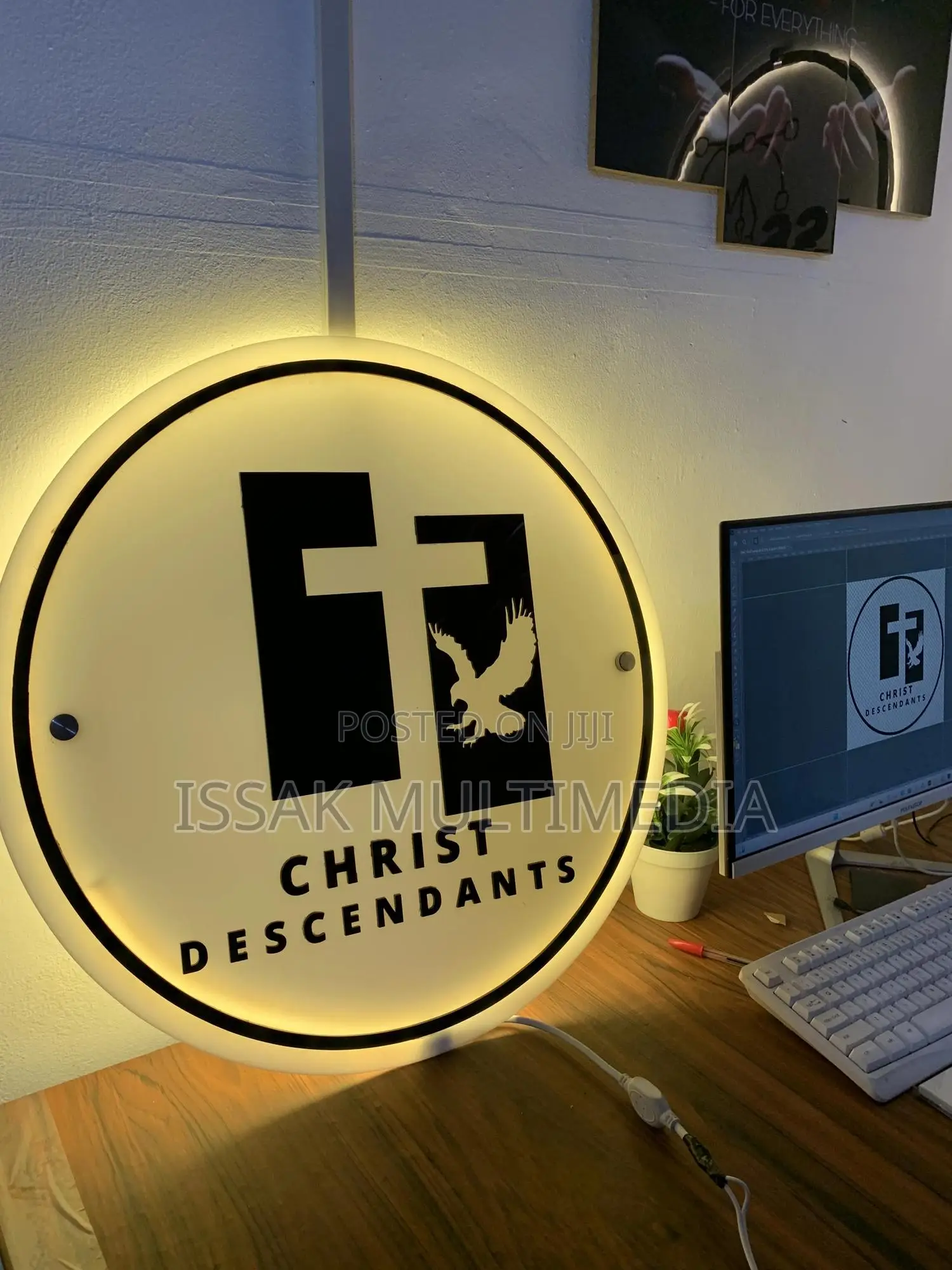 3d Signage (24in X 24in) Non Transparent