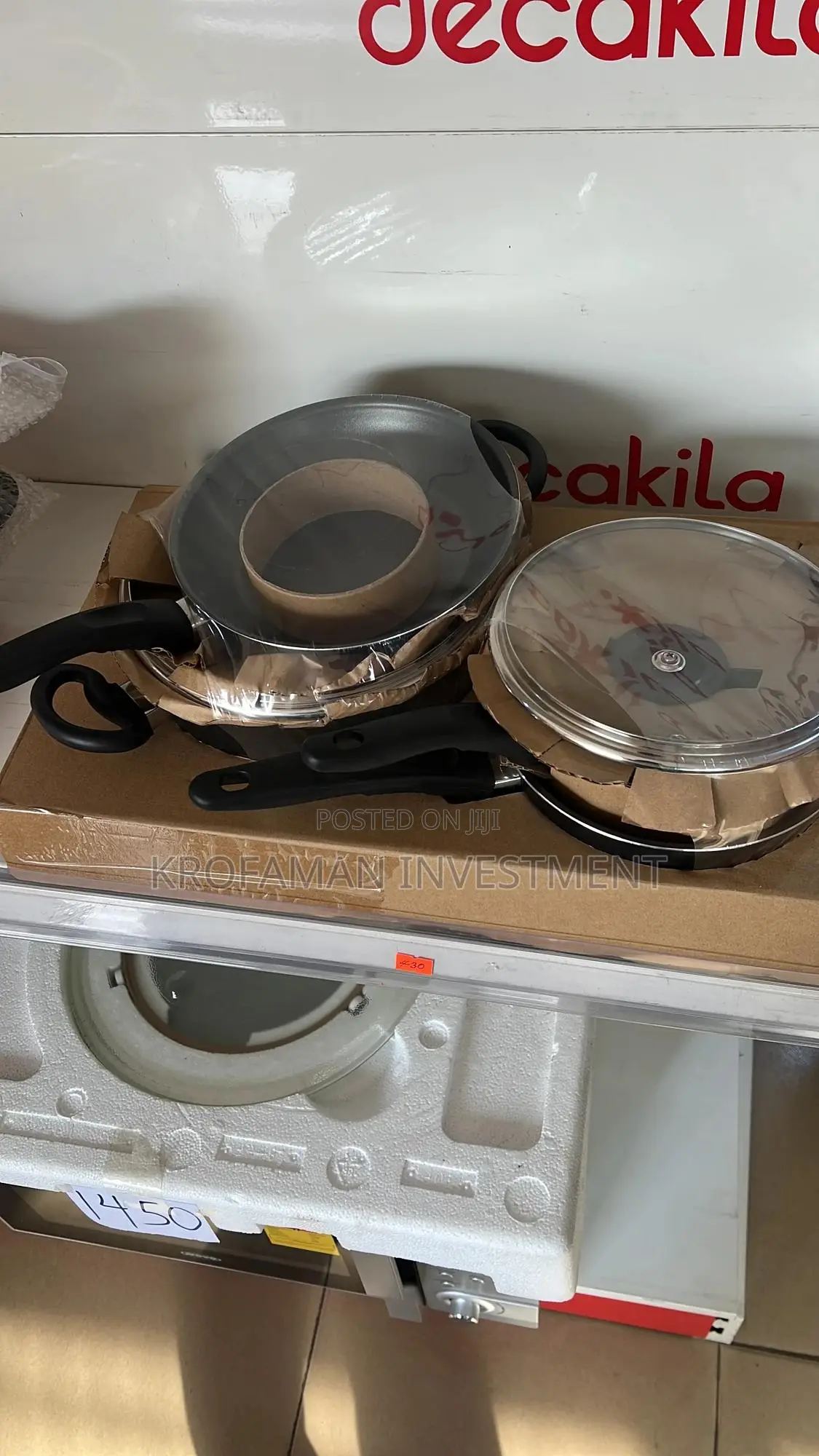 Decakila 7pcs Cookware Set