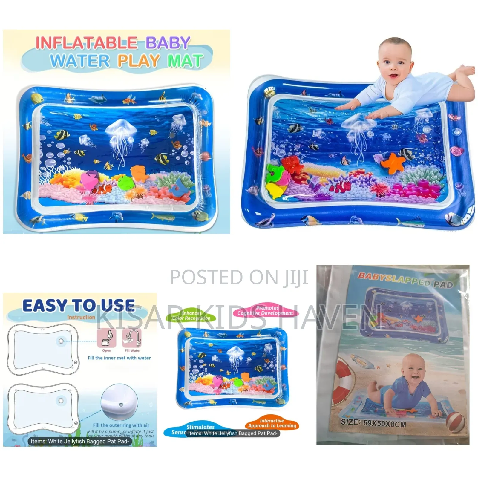 Inflatable Water Play Mat for Babies 0 to 1 Year