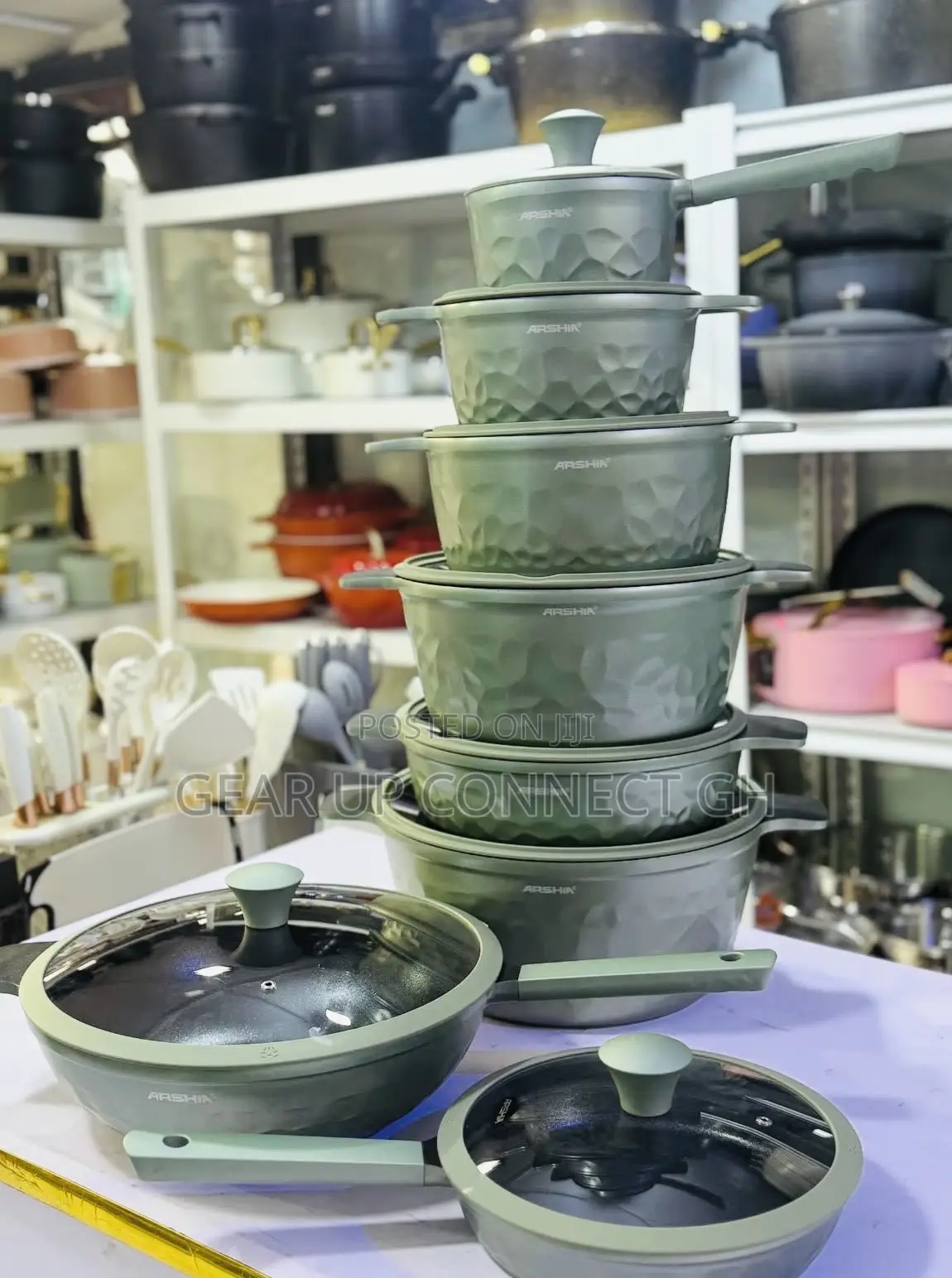 16 Pieces Arshia Die-Cast Cookware Ser