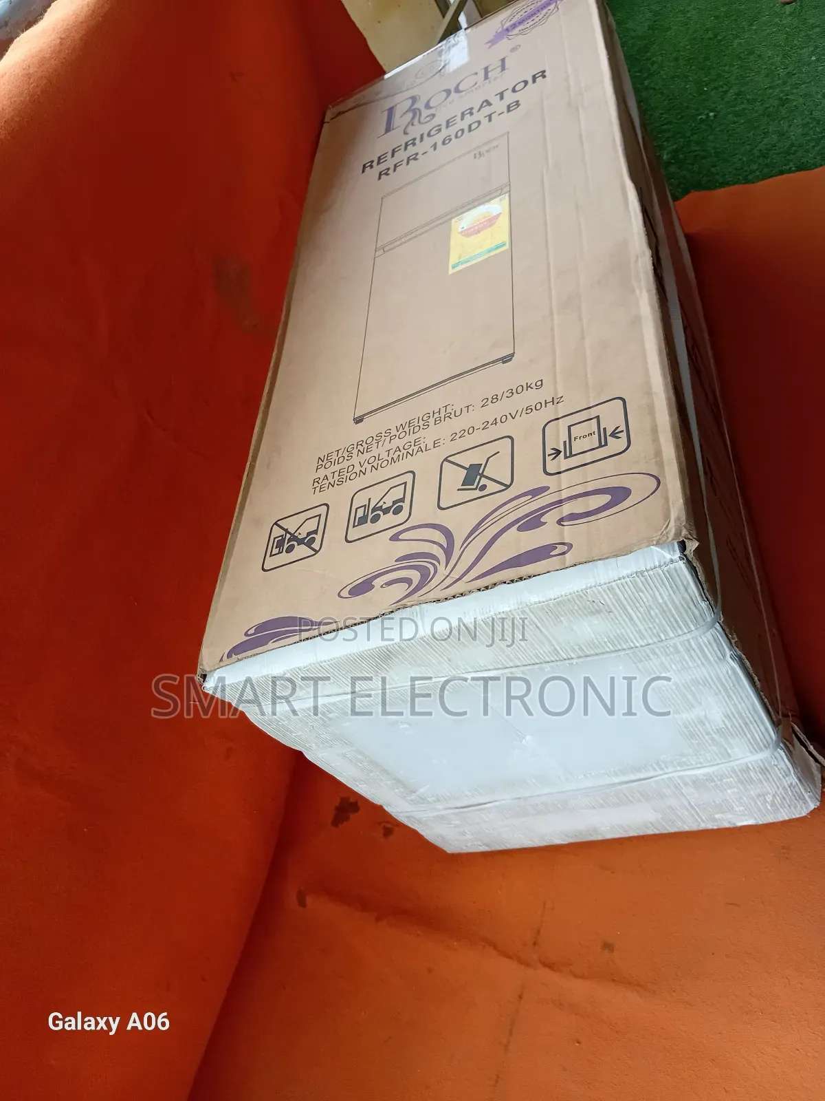 Roch 160l Double Door Refrigerator (Rfr-160dt-B) Roch Refrigerator