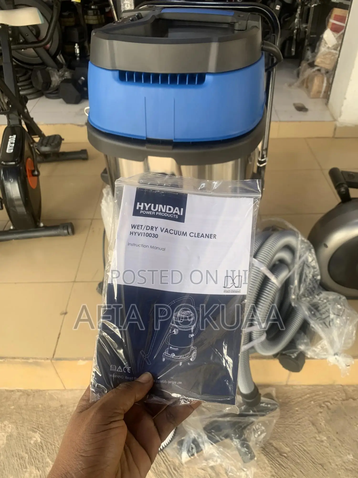 Hyundai Wet Dry 100litres Vacuum Cleaner