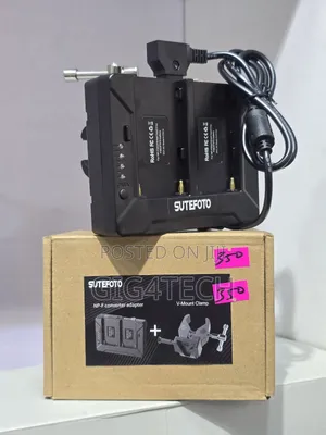 Sutefoto Np-f V2 Battery Adapter For Np-f550/F750/F970 D-tap Vmount