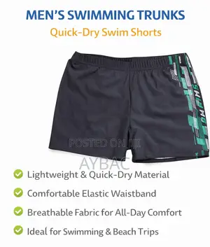 Men’S Swimming Trunks – Quick-Dry Swim Shorts