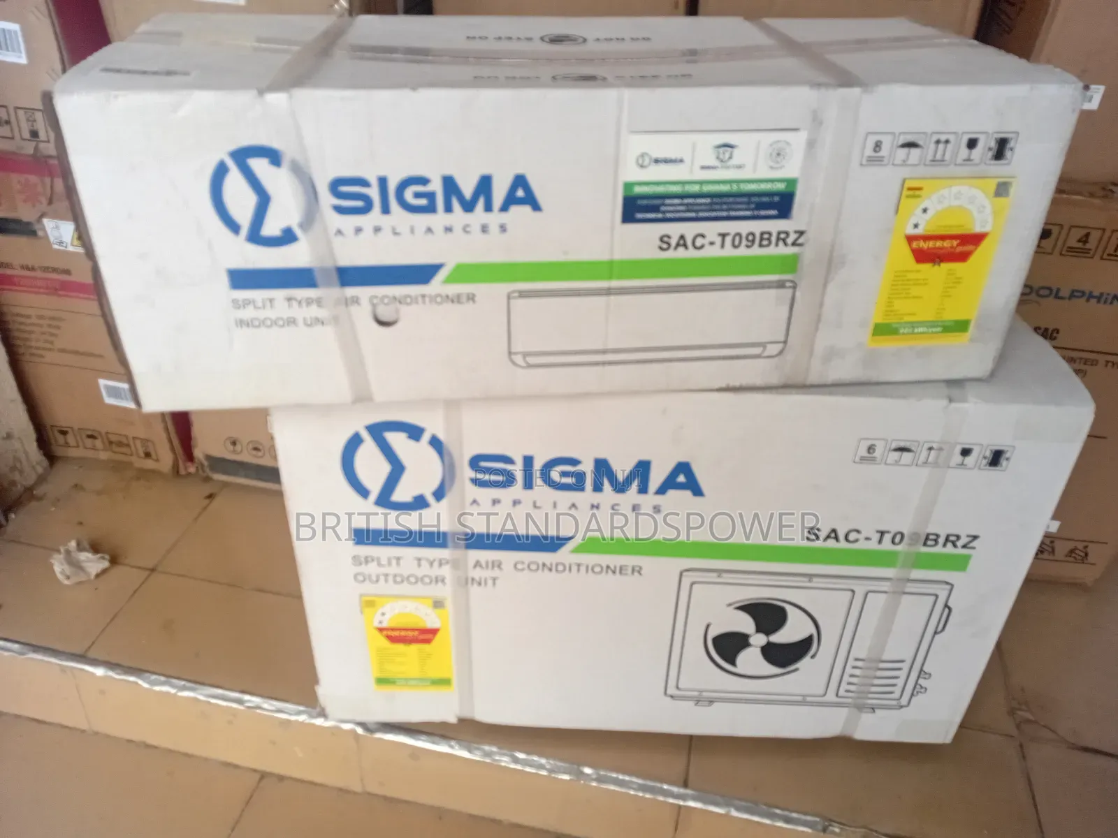 Sigma 1.0hp Split Air Conditioner Breeze Sigma Ac