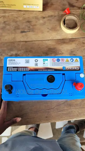 Toyota C-Works Battery 55b24l 11 Plates 45ah 12 Volts
