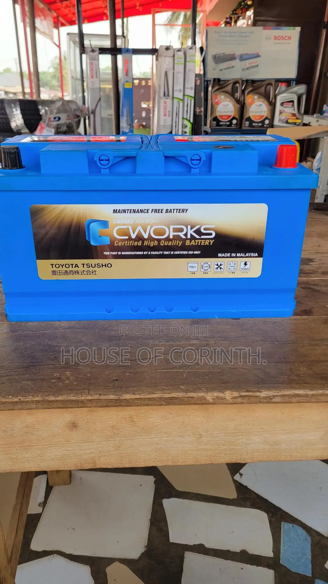 Toyota C-Works Battery 58827 19 Plates 92ah 12 Volts