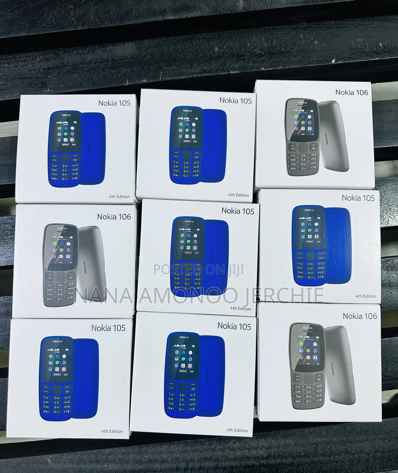 New Nokia 106 Black