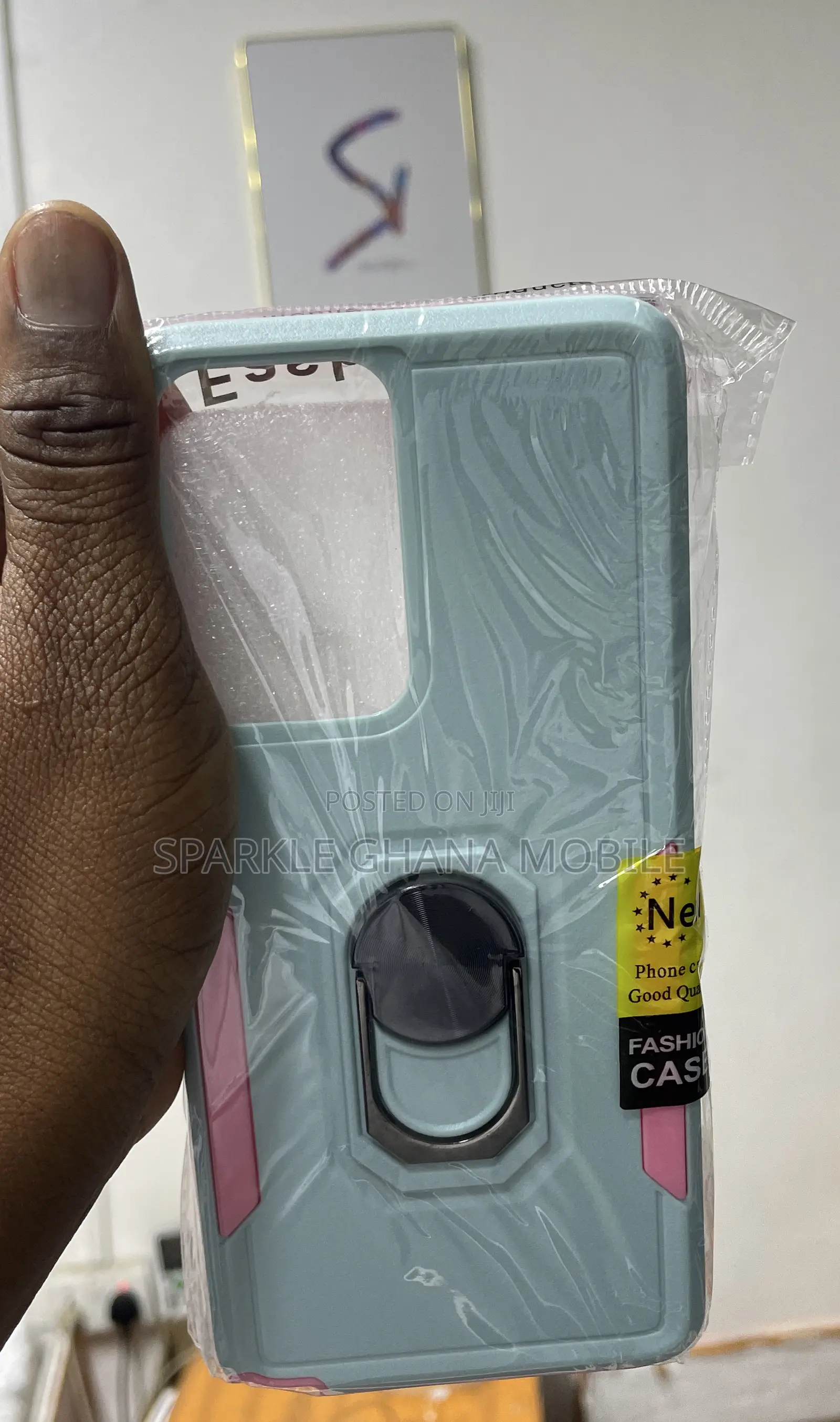 Moto G Stylus 5g 2024 Protective Phone Case ( Mint Blue Pink)