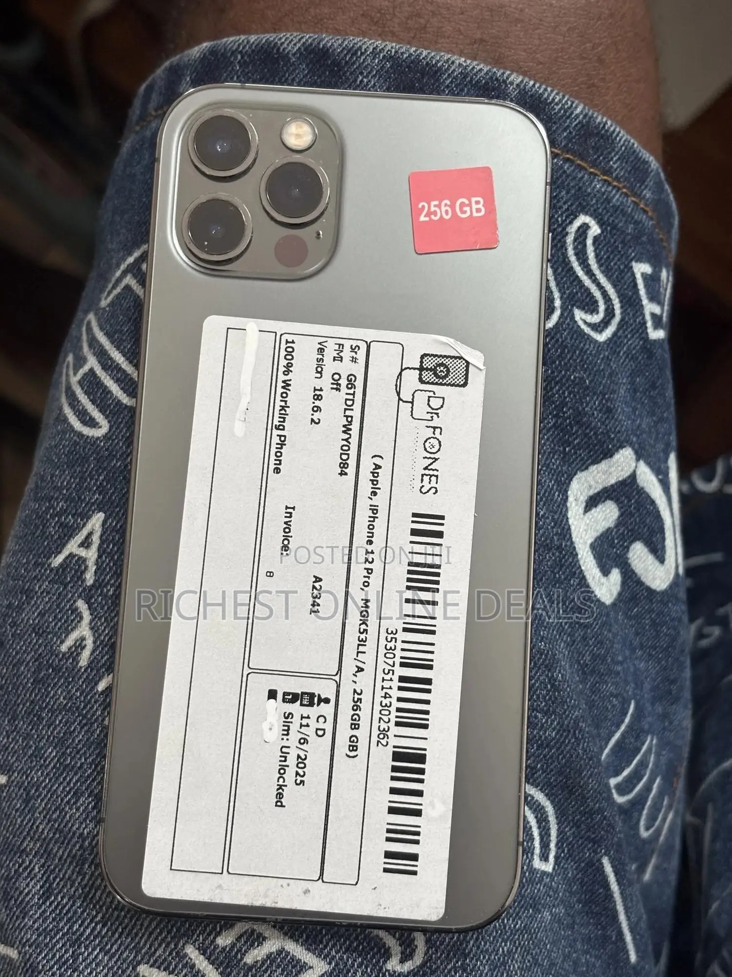 Apple iPhone 12 Pro 256 GB Black
