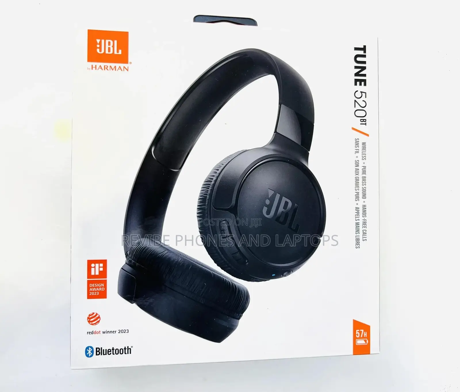 JBL Tune 520 Bluetooth Headphones