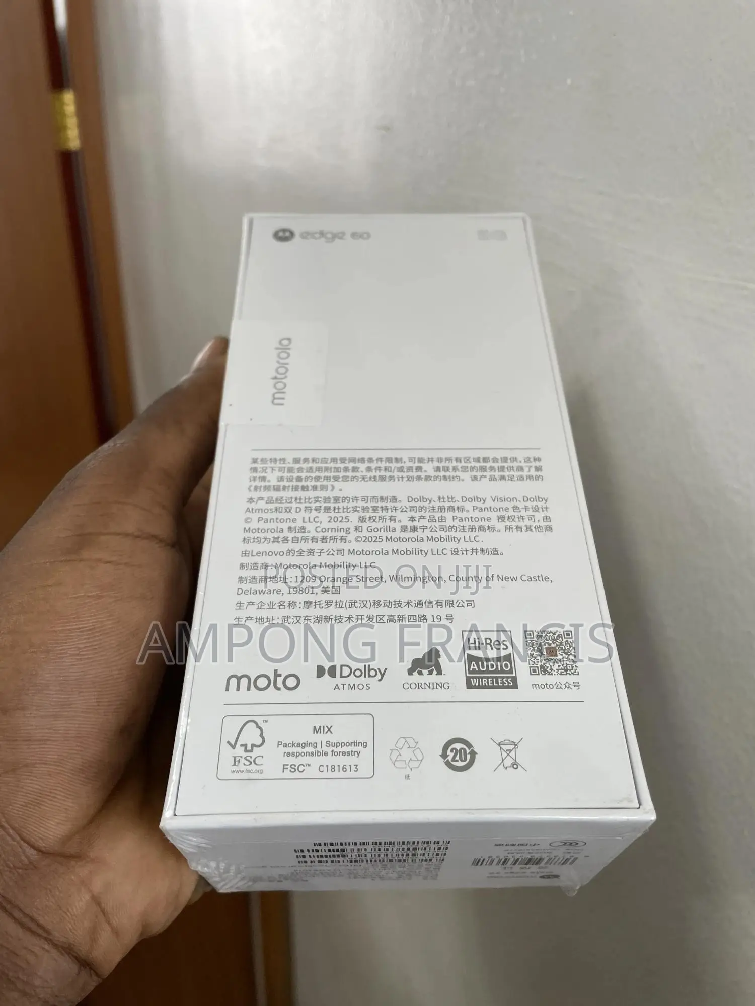 New Motorola Edge 60 256 GB