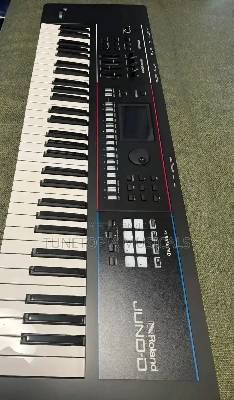 Roland Juno-d6 61-keys Keyboard Synthesizer.