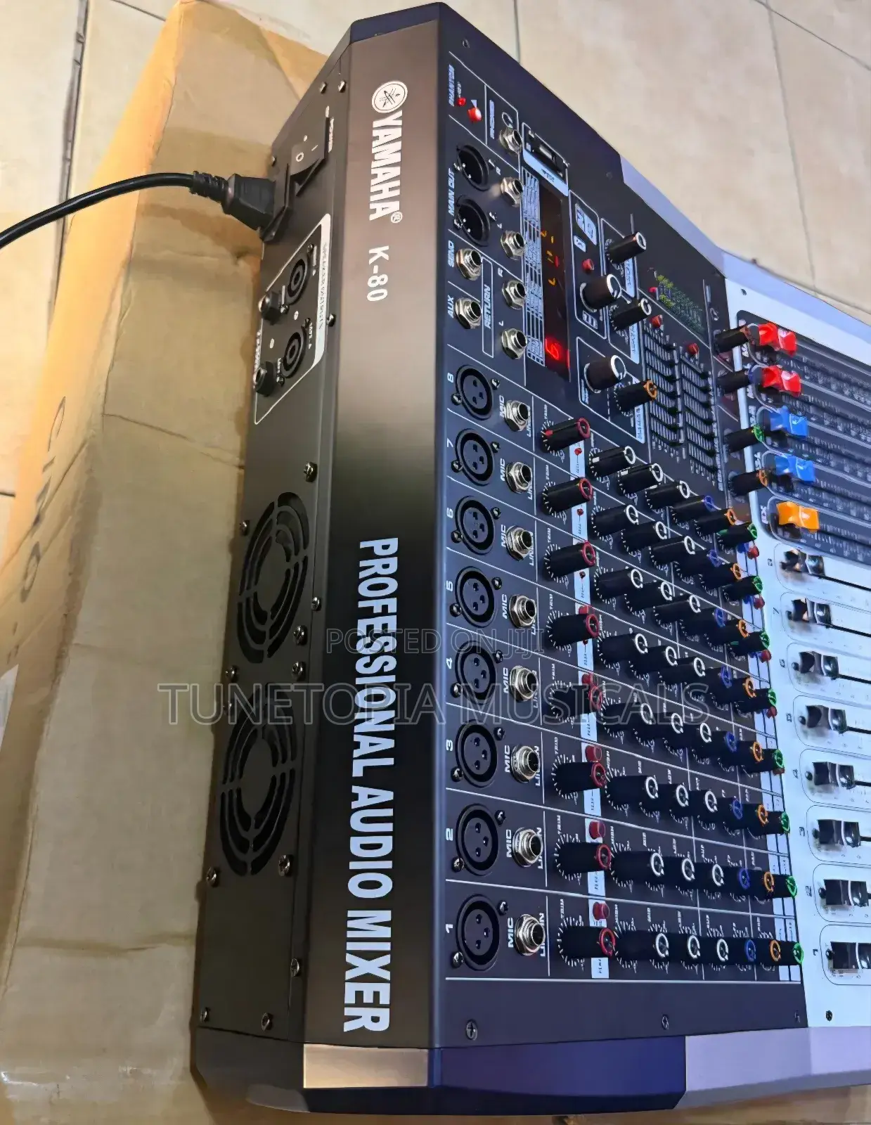 Yamaha 8-Channel Professional Powered Audio Mixer,