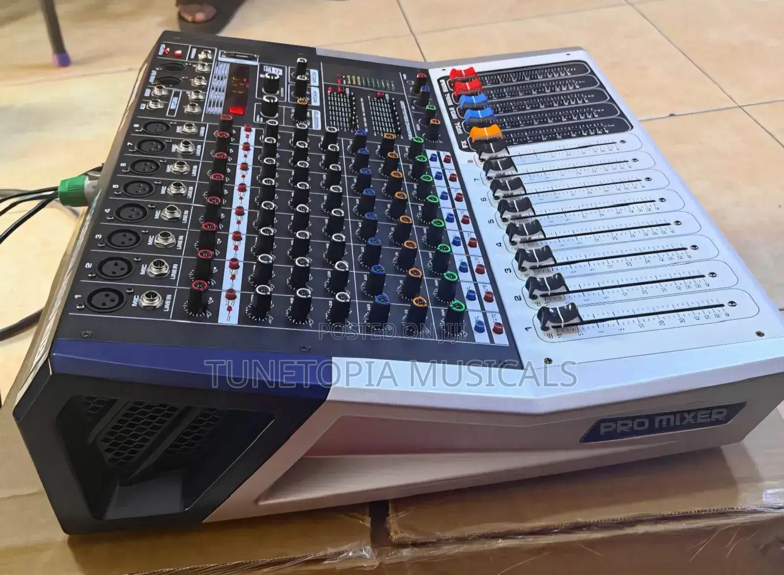 Yamaha 8-Channel Professional Powered Audio Mixer,