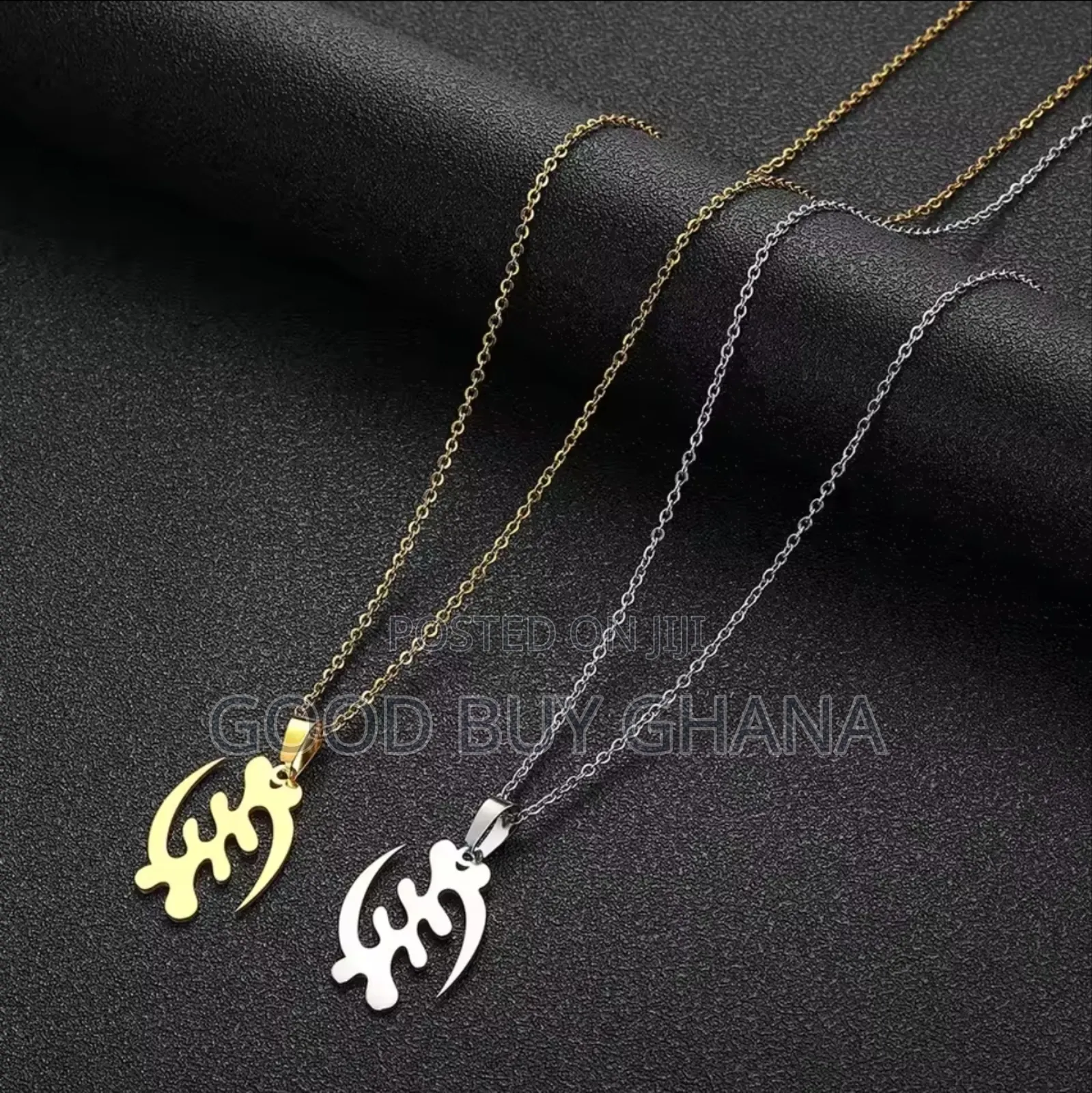 Gye Nyame Adinkra Symbol Pendant Necklace