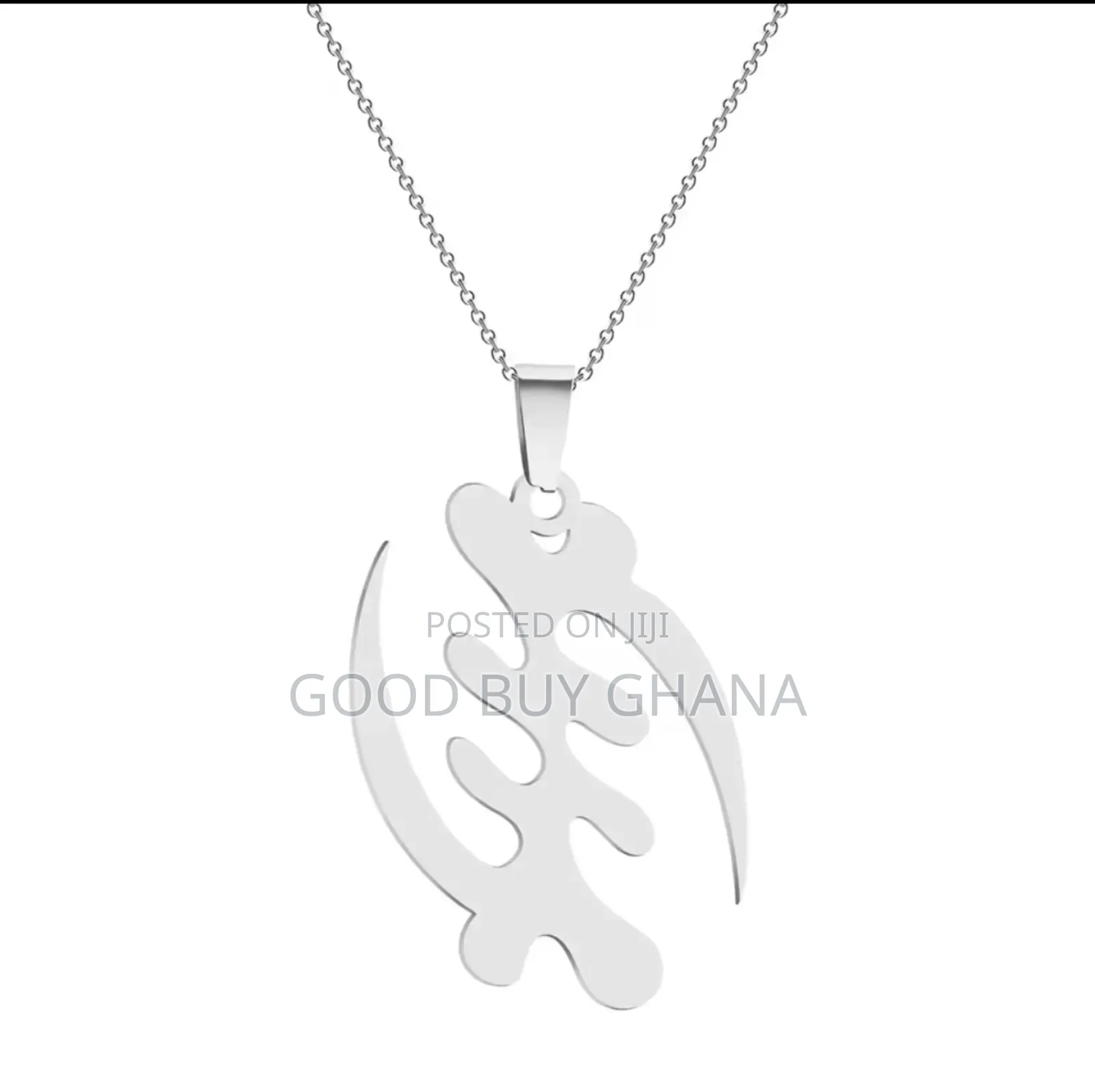 Gye Nyame Adinkra Symbol Pendant Necklace