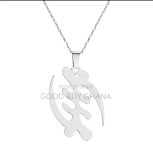 Gye Nyame Adinkra Symbol Pendant Necklace