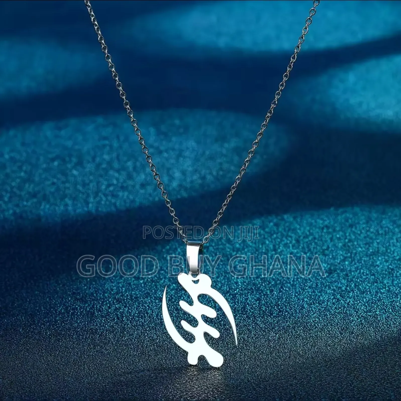 Gye Nyame Adinkra Symbol Pendant Necklace