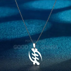 Gye Nyame Adinkra Symbol Pendant Necklace