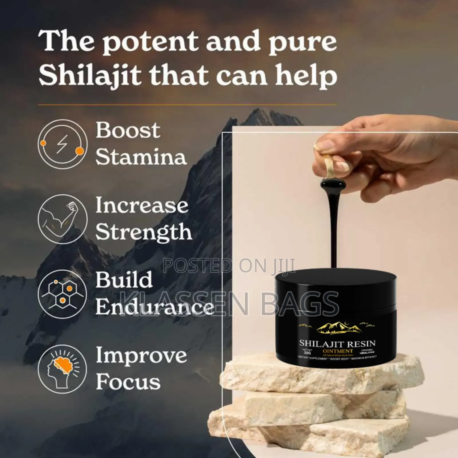Original Pure Himalayan Shilajit Resin