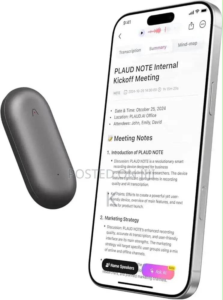 Plaud Notepin Ai ((Bundle Package)