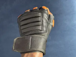 Strong Original Leather Gloves for Gym Bike Riders