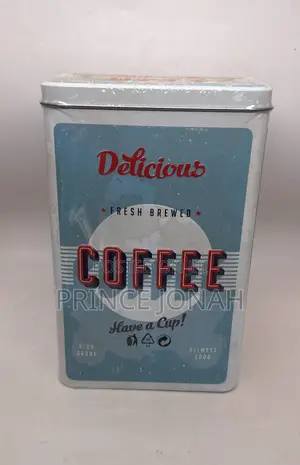 Retro Coffee Vintage Tin Storage
