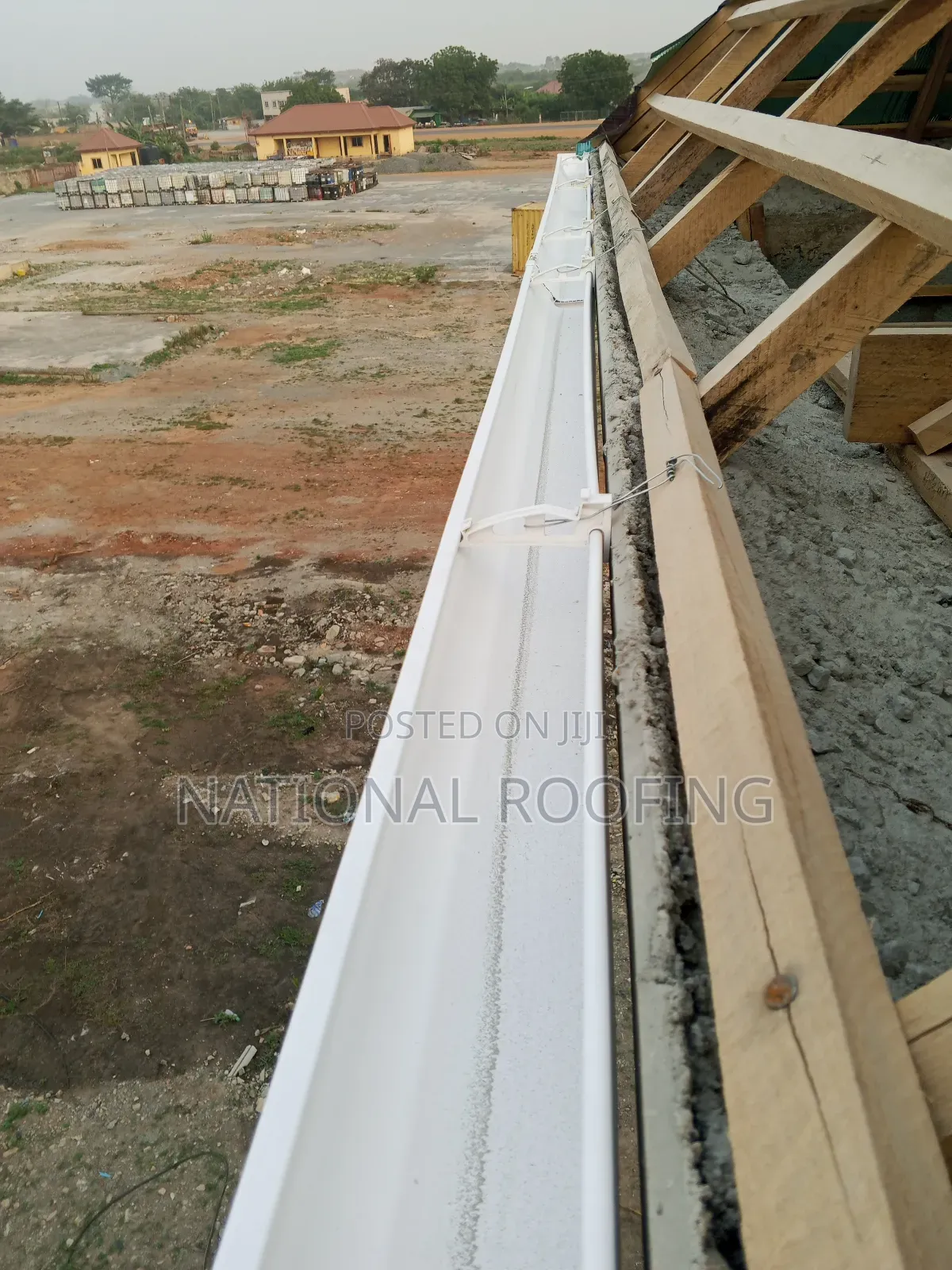 Rain Gutter Installation.