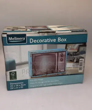 Melinera Retro Decorative Box Keepsake Storage Box.