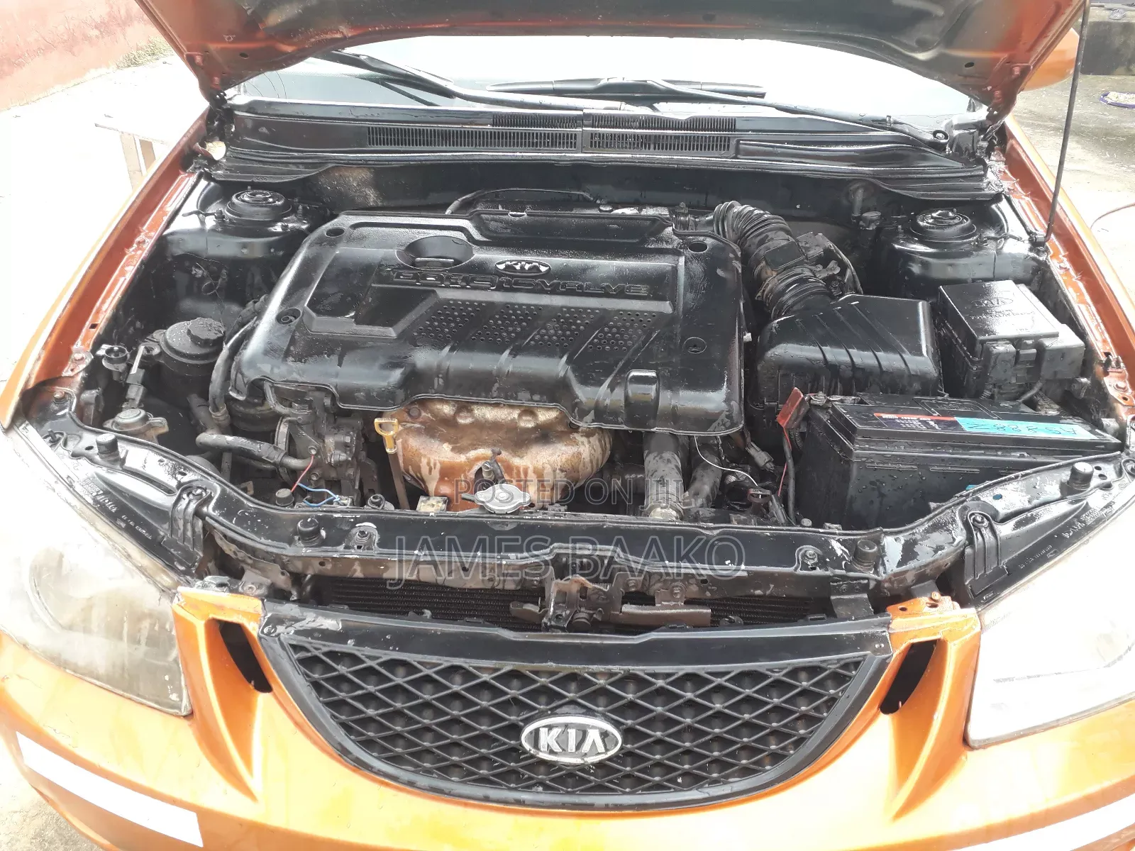 Kia Spectra EX 2006 Orange