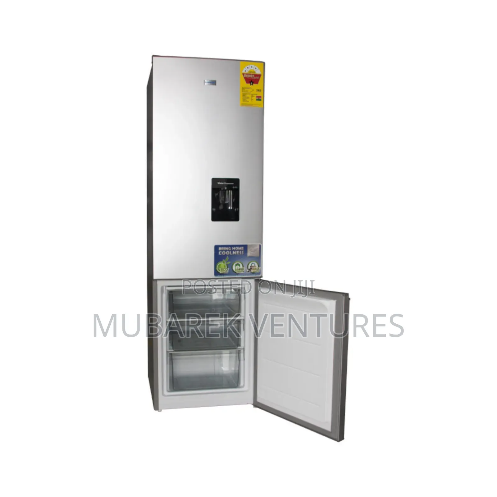Nasco 268ltrs Bottom Freezer Refrigerator With Dispenser