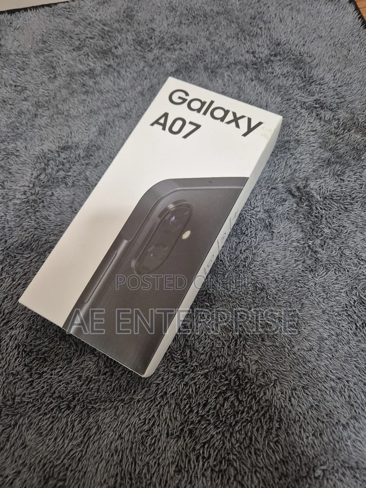 New Samsung Galaxy A07 4G 64 GB Black