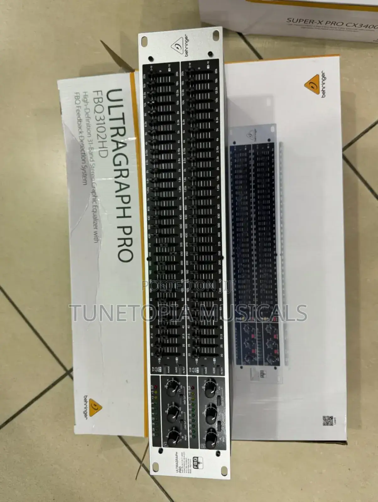 Behringer Ultragraph Pro Fbq3102hd 31-band Stereo Graphic Equalizer