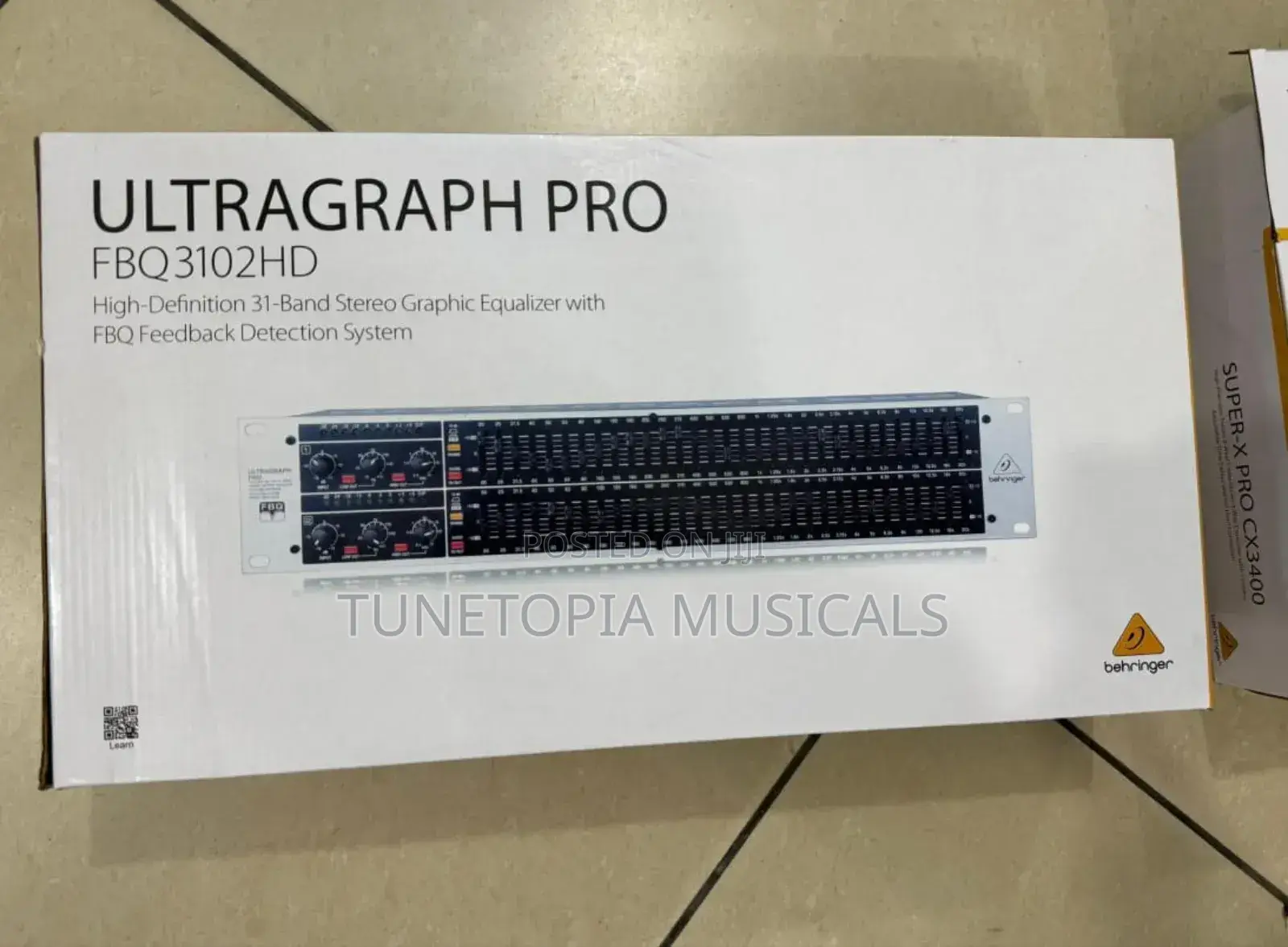 Behringer Ultragraph Pro Fbq3102hd 31-band Stereo Graphic Equalizer