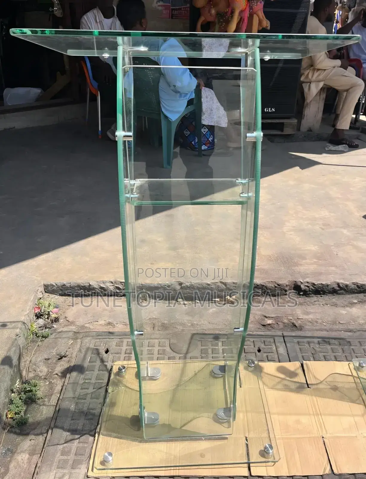 High-quality Tempered Glass Preaching Lectern Or Pulpit