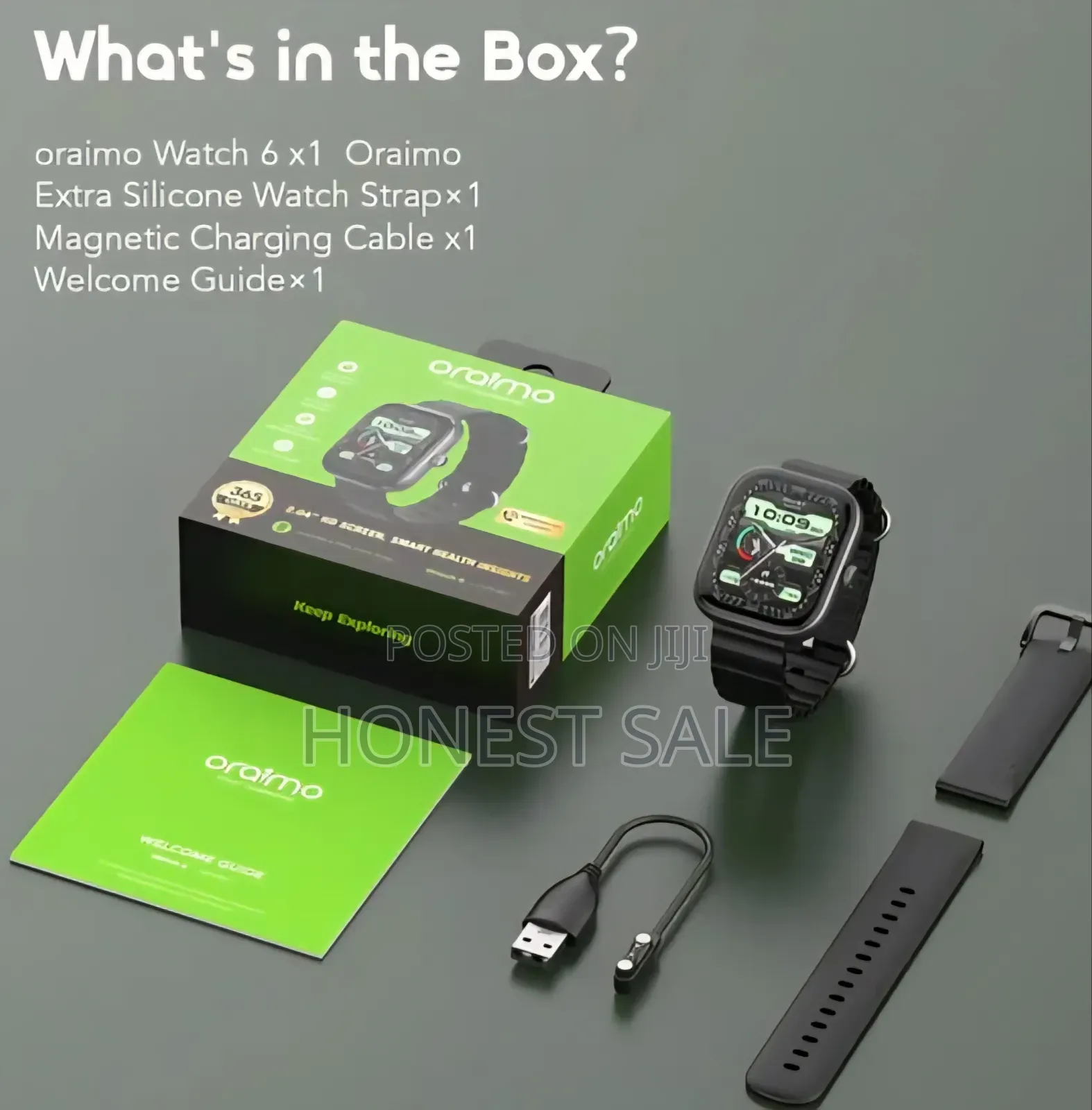 Oraimo Watch 6 2.04" TFT Ip68 Smart Watch