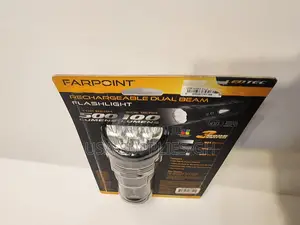 Farepoint Rechargeable Dual Beam Flashlight From Usa