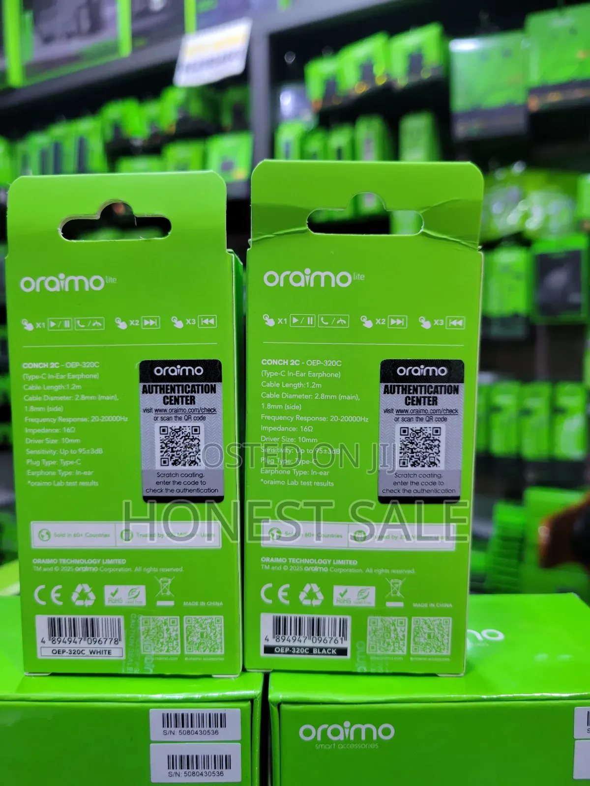 Oraimo Conch 2c Type-c In-ear Wired Earphone