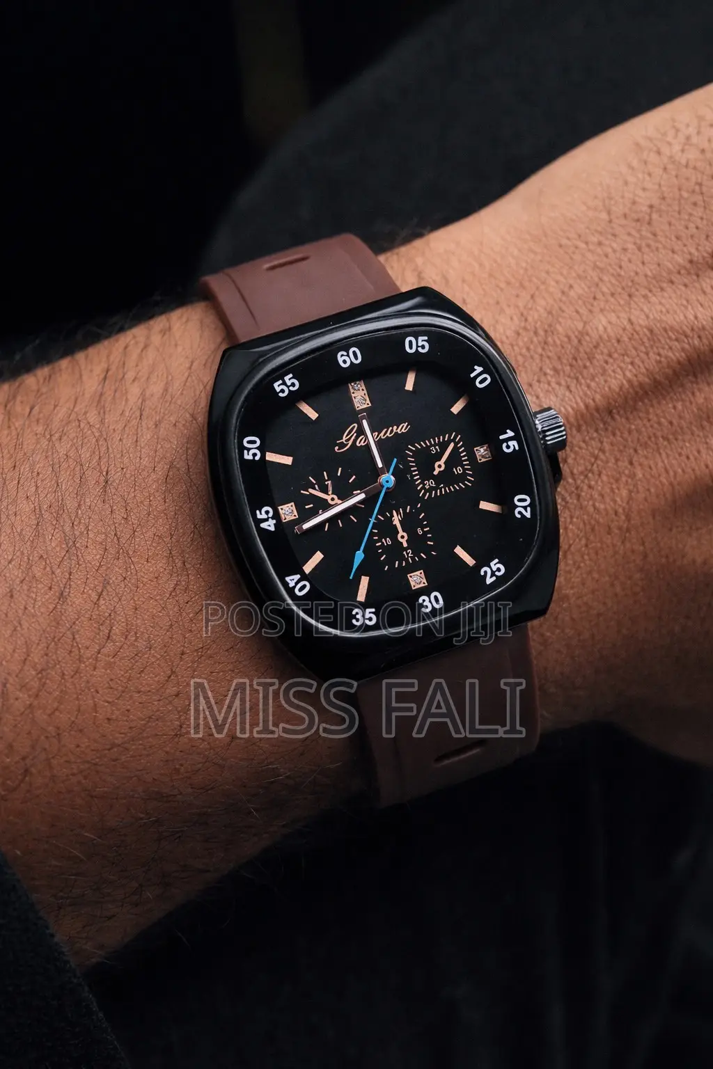 Geneva Chronograph Silicon Band Watches