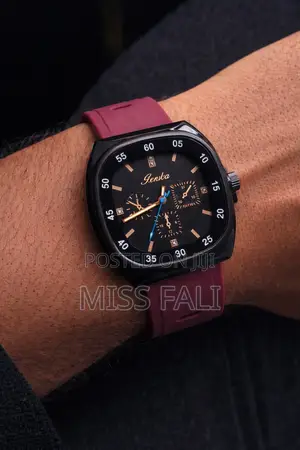Geneva Chronograph Silicon Band Watches
