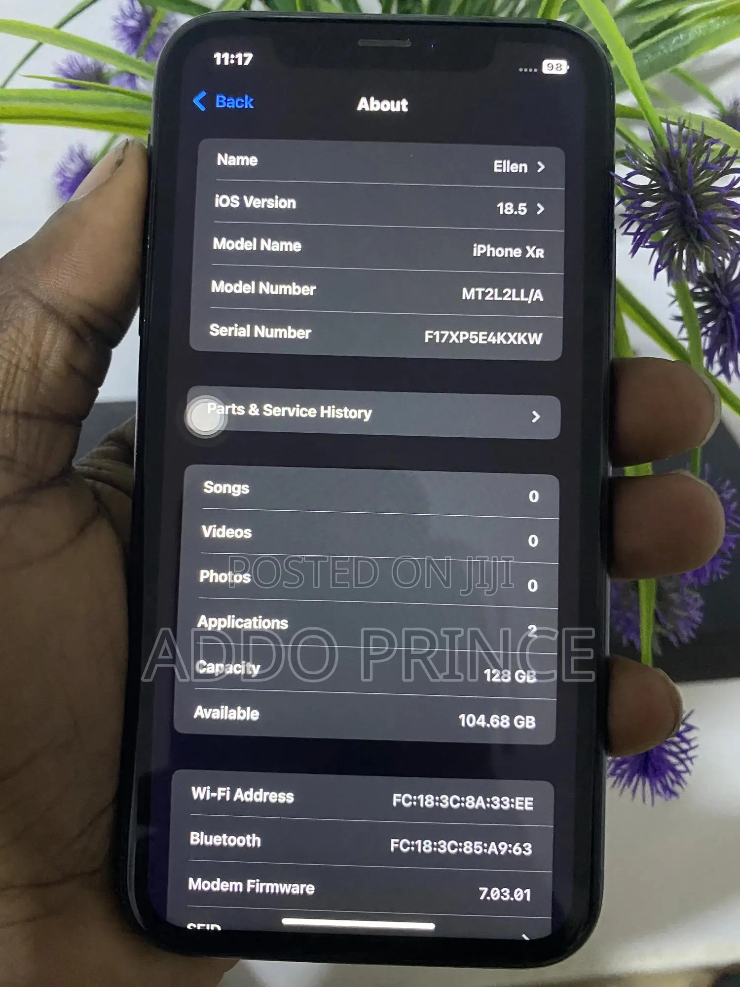 Apple iPhone XR 128 GB Black