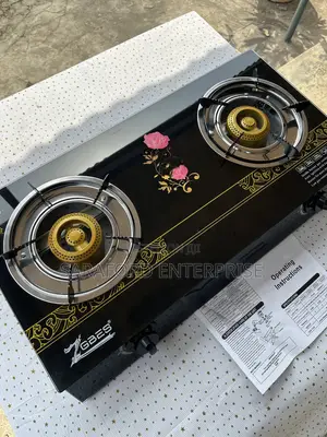 2 Burner Gas Stove (Glass Top)