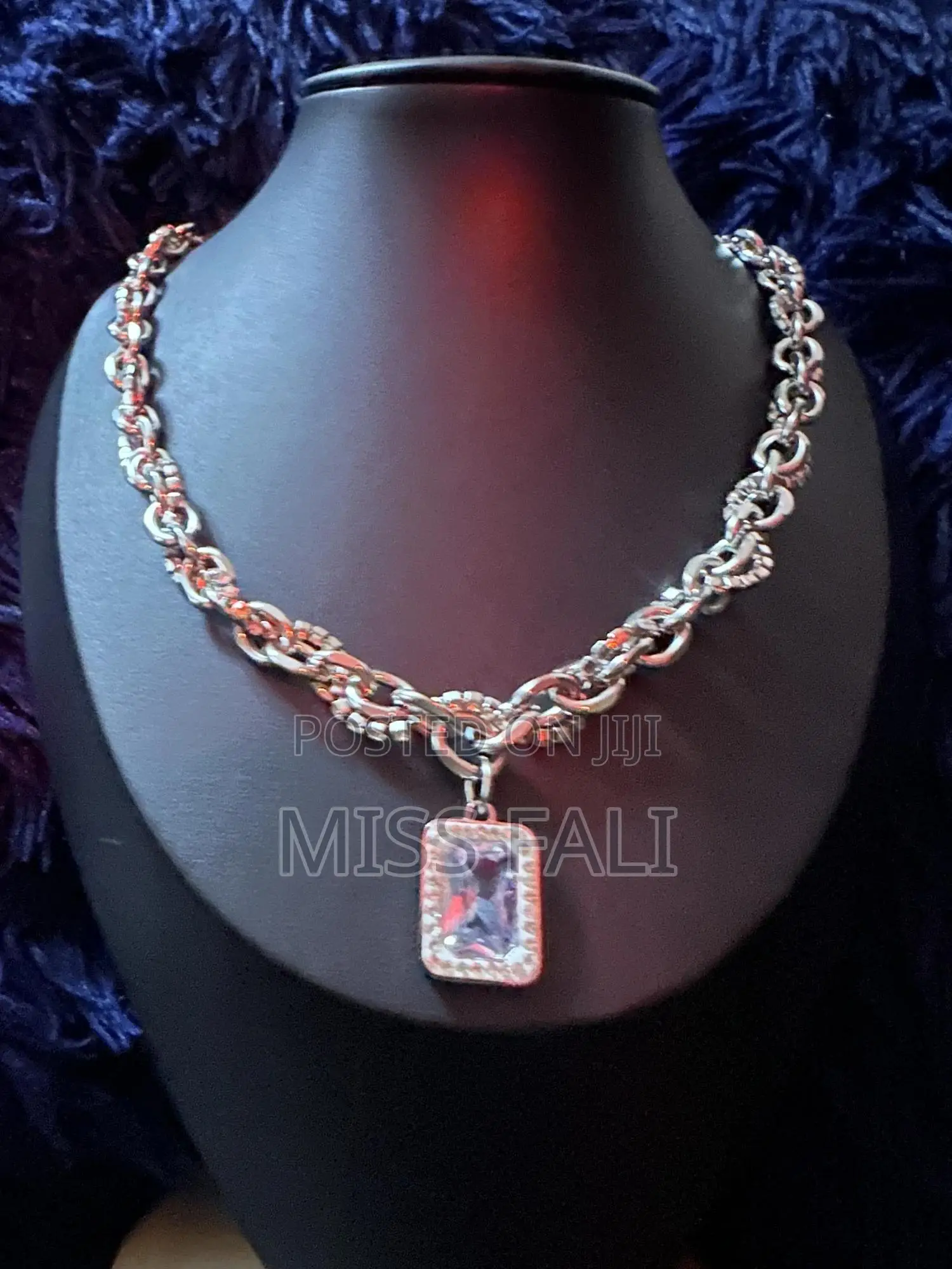Hip Hip With Inlay Rhinestone Necklace